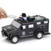 Pokladnička Policejní černé autíčko Bankomat trezor 4