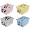 Dětský box s víkem X Box Deco Panda Animal 30 l BRANQ 3