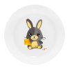 Porcelánový dezertní talíř Betty a Bunny Drak 19 cm AMBITION JUNIOR