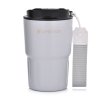 Šedý termohrnek Fern 350 ml AMBITION