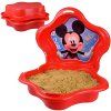 Pískoviště MUŠLE Mickey Mouse uzavíratelné 2v1 plastové