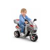 Dětská elektrická motorka HC8051 stříbrná