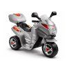 Dětská elektrická motorka HC8051 stříbrná