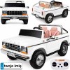 Elektrické autíčko Ford Bronco Pickup Dvoumístné bílé
