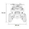 Benzínová Čtyřkolka SIRIUS 49 ccm modrá 23