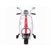 Dětský elektrický skútr VESPA s melodiemi BÍLÁ 4