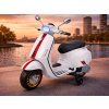 Dětský elektrický skútr VESPA s melodiemi BÍLÁ 10