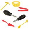 Kinetický písek pro děti 1100 g hrad vozidla formičky figurky kreativní sada 12