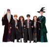 Panenka Harry Potter ve školním hábitu Gryffindor + hůlka 5