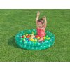 Suchý bazén Bestway s míčky 91x20 cm + 50 míčků ZELENÝ 8