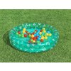 Suchý bazén Bestway s míčky 91x20 cm + 50 míčků ZELENÝ 9