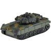 RC tank s otočnou věžičkou a zvuky tmavě-zelený
