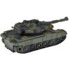 RC tank s otočnou věžičkou a zvuky tmavě-zelený