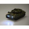 RC tank s otočnou věžičkou a zvuky tmavě-zelený