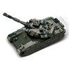 RC tank s otočnou věžičkou a zvuky tmavě-zelený