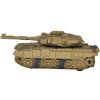 RC tank s otočnou věžičkou a zvuky hnědý
