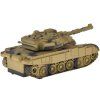 RC tank s otočnou věžičkou a zvuky hnědý