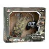 RC tank s otočnou věžičkou a zvuky hnědý