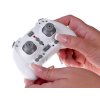 Dron akrobatický s LED osvětlením + dálkový ovladač bílý 4