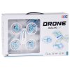 Dron akrobatický s LED osvětlením + dálkový ovladač bílý 9