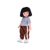 Panenka Lovely Girl 33 cm s krátkými černými vlasy 3
