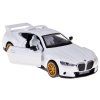Autíčko BMW 3.0 CSL kovové  1:34 s efekty bílé 2