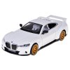 Autíčko BMW 3.0 CSL kovové  1:34 s efekty bílé