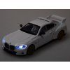 Autíčko BMW 3.0 CSL kovové  1:34 s efekty bílé 9