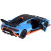 Autíčko Lamborghini Huracan STO 1:32 kovové s efekty modrá-metalíza 8
