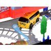 Elektrická vláčkodráha Lokomotiva s vagóny + dráha a autobus 2v1 7