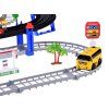 Elektrická vláčkodráha Lokomotiva s vagóny + dráha a autobus 2v1 9