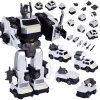 Magnetický robot Transformer 2v1 velká figurka šedý
