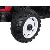 Elektrické autíčko TRAKTOR s přívěsem červené