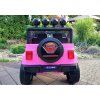 Dětské elektrické autíčko S2388 Jeep 4x45 W Růžové 11