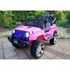 Dětské elektrické autíčko S2388 Jeep 4x45 W Růžové 2