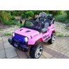 Dětské elektrické autíčko S2388 Jeep 4x45 W Růžové 4