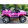 Dětské elektrické autíčko S2388 Jeep 4x45 W Růžové 5