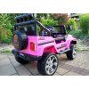 Dětské elektrické autíčko S2388 Jeep 4x45 W Růžové 9