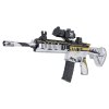 Vodní pistole Samopal M416 na Vodní Kuličky šedá + Příslušenství 5