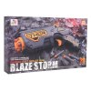 Pistole na pěnové náboje Blaze Storm Manuální Šedá + 20 Bezpečných Nábojů + Pružinový Mechanismus