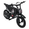 Dětská elektrická motorka SHARK černá 12