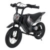 Dětská elektrická motorka SHARK černá 2