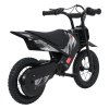 Dětská elektrická motorka SHARK černá 9