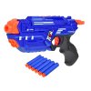 Pistole Shotgun 2v1 + Pěnové a gelové náboje Terč
