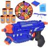 Pistole Shotgun 2v1 + Pěnové a gelové náboje Terč