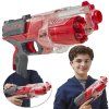 Pistole NERF Disruptor DOSTŘEL 27 m + 6x pěnové náboje červená