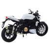 Motorka Sportovní Světla Zvuky Bílá Kovová