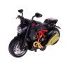 Motocykl k sestavení a šroubování 1:14 kovový červený 2