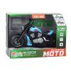Dětská motorka na baterie světla modrá 3