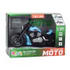 Dětská motorka na baterie světla modrá